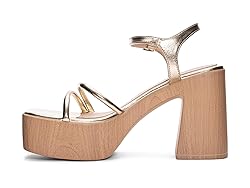 Chinese Laundry Women's Avianna Sandal, Gold, 7.5