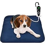 RIOGOO Pet Heating Pad, Electric Heating Pad for Dogs and Cats Indoor Warming Mat with Auto Power Off