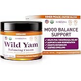 Organic Wild Yam Cream for Women - 2Fl Oz Balancing Balm Enriched with Vitex Red Clover, Black Cohosh, Vitamins, and Minerals - Soothing Support for Midlife Wellness and Skin Nourishment