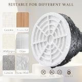 FRENESSA Shower Curtain Rod Stainless Steel Extendable Tension 115-185cm Dark view 6