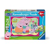 Ravensburger Peppa Pig 2x24 Piece Jigsaw Puzzle Set for Kids