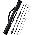 Goture Travel Fishing Rods, 4 Piece Fishing Pole with Case/Bag, Casting/Spinning Rod,Ultralight Fishing Baitcasting Rod 7ft for Saltwater Trout, Bass, Walleye, Pike