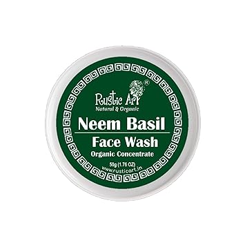 rustic neem basil face wash