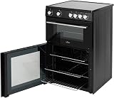 Willow WT60CCB 68L Freestanding Electric Cooker Twin Cavity Ceramic Hob view 6