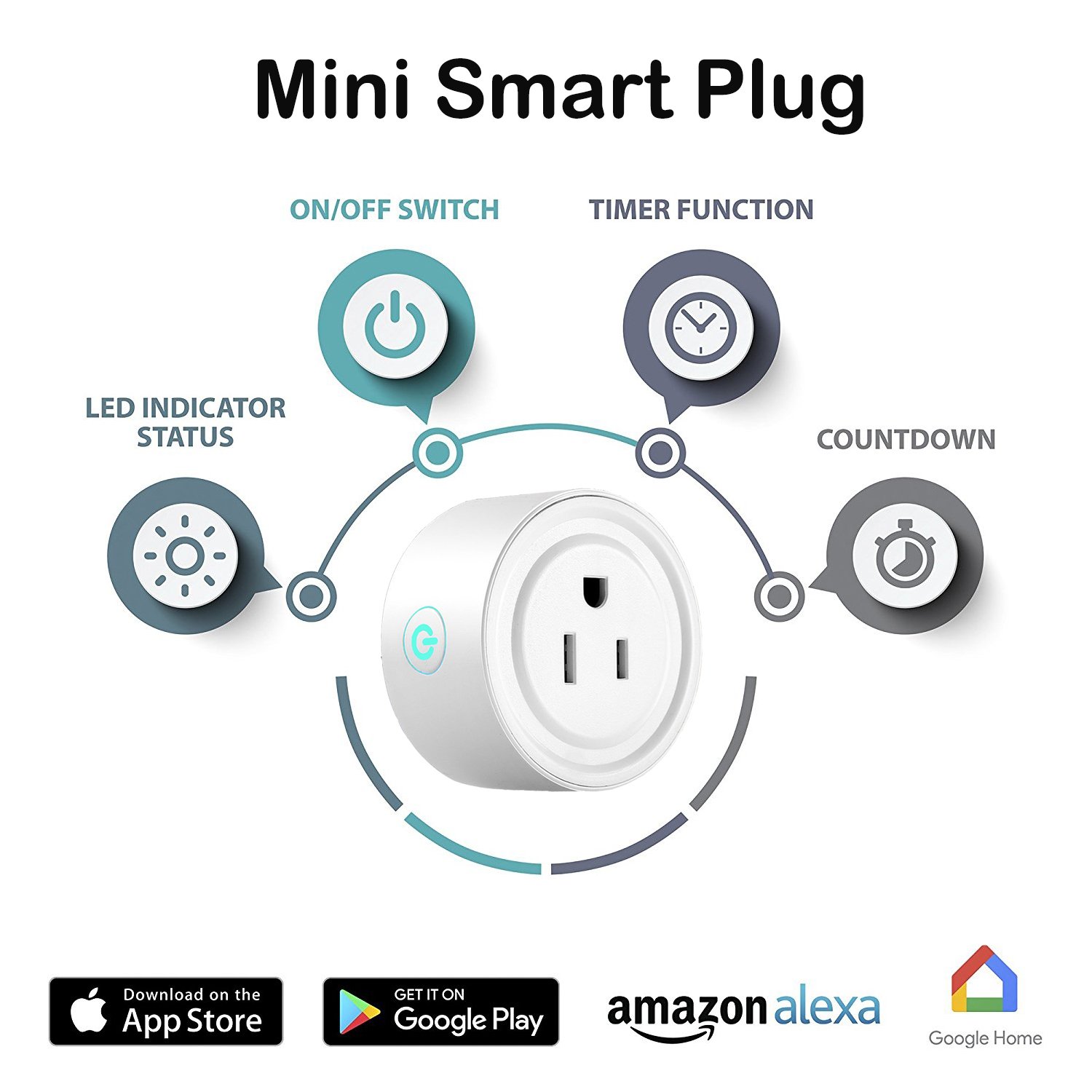 use amazon smart plug with google home