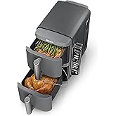 Ninja DoubleStack Smart XL 2-Basket Air Fryer, Smart Cook System, Leave-in Thermometer, DoubleStack Technology, Space Saving 