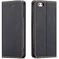 QLTYPRI iPhone 6 iPhone 6S Case, Premium PU Leather Cover TPU Bumper with Card Holder Kickstand Hidden Magnetic Adsorption Sh