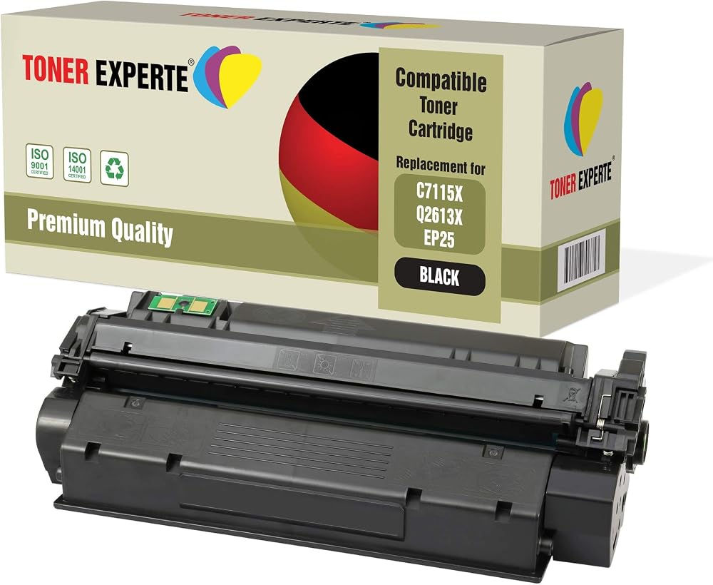 TONER EXPERTE Compatible Toner C7115X Q2613X EP-25 Black for HP LaserJet