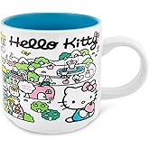 Silver Buffalo Hello Kitty Destination Neighborhood 13oz Single Stackable Ceramic Mug