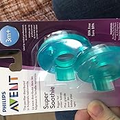 Amazon.com : Philips Avent Soothie Pacifier, 0-3 Months, Green - 6 Pack ...