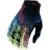 Troy Lee Designs Youth Air Glove for Motocross MX Mountain Biking, Drip Glo Yellow/Dark Navy, Youth Small