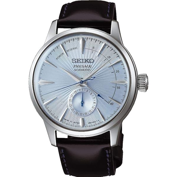 Amazon.com: SEIKO Presage Automatic Blue Leather Watch