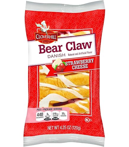Amazon.com: Cloverhill Cherry Cheese Bear Claws | Individually