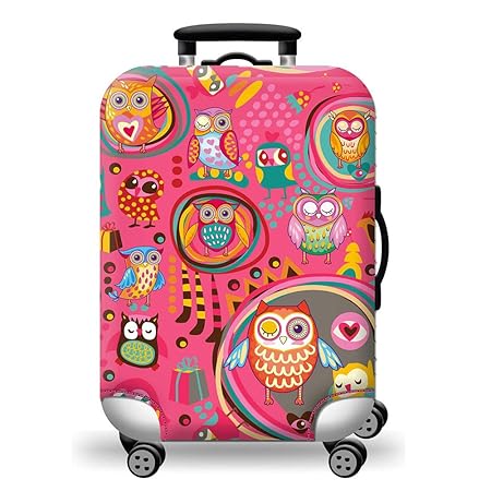 Covered Printed Luggage Protective Cover Travel Accessories Waterproof Suitcases Protector Cover (Style 39, L)