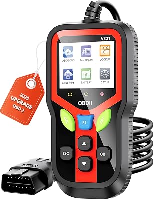 OBD2 Auto Diagnostica,Diagnosi Auto, Diagnosi Auto Professionale in Italiano per Tutti i Veicoli dal 1996 in Poi (Nero)