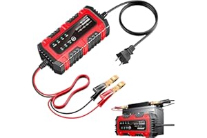 Chargeur et mainteneur de batterie, 1,5 A 6 V/12 V Chargeur de batterie à régime lent | Mainteneur automatique d'appel d'offr