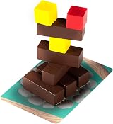 Alley Cat Games Tinderblox Sunset Wood Puzzle Dexterity Game view 5