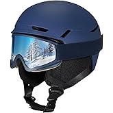 JQF Gear Ski Helmet Snowboard Helmet for Men Women Adults, PC Shell & EPS Foam, Adjustable Fit Snow Helmet for Snowboarding Skiing