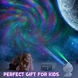 Joyreal Sensory Lights Toy Set Astronaut Galaxy Projector 4pcs with Remote view 7