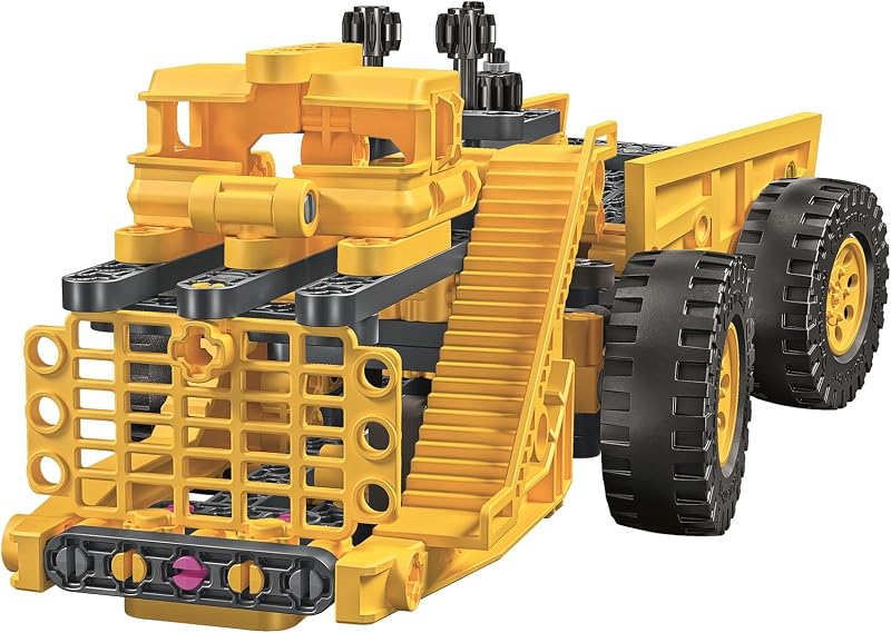 - Camion Minier 8 Ans – Coffret de Construction mécanique Enfant avec 2 modèles à Assembler, système de Direction Fonctionnel et Benne basculante, Jeu Scientifique STEM, Cadeau Jouet