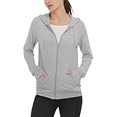 LETAOTAO Womens' Lightweight Zip Up Hoodies Stretch Thin Summer Jackets For Women