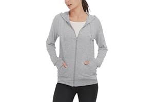 LETAOTAO Womens' Lightweight Zip Up Hoodies Stretch Thin Summer Jackets For Women