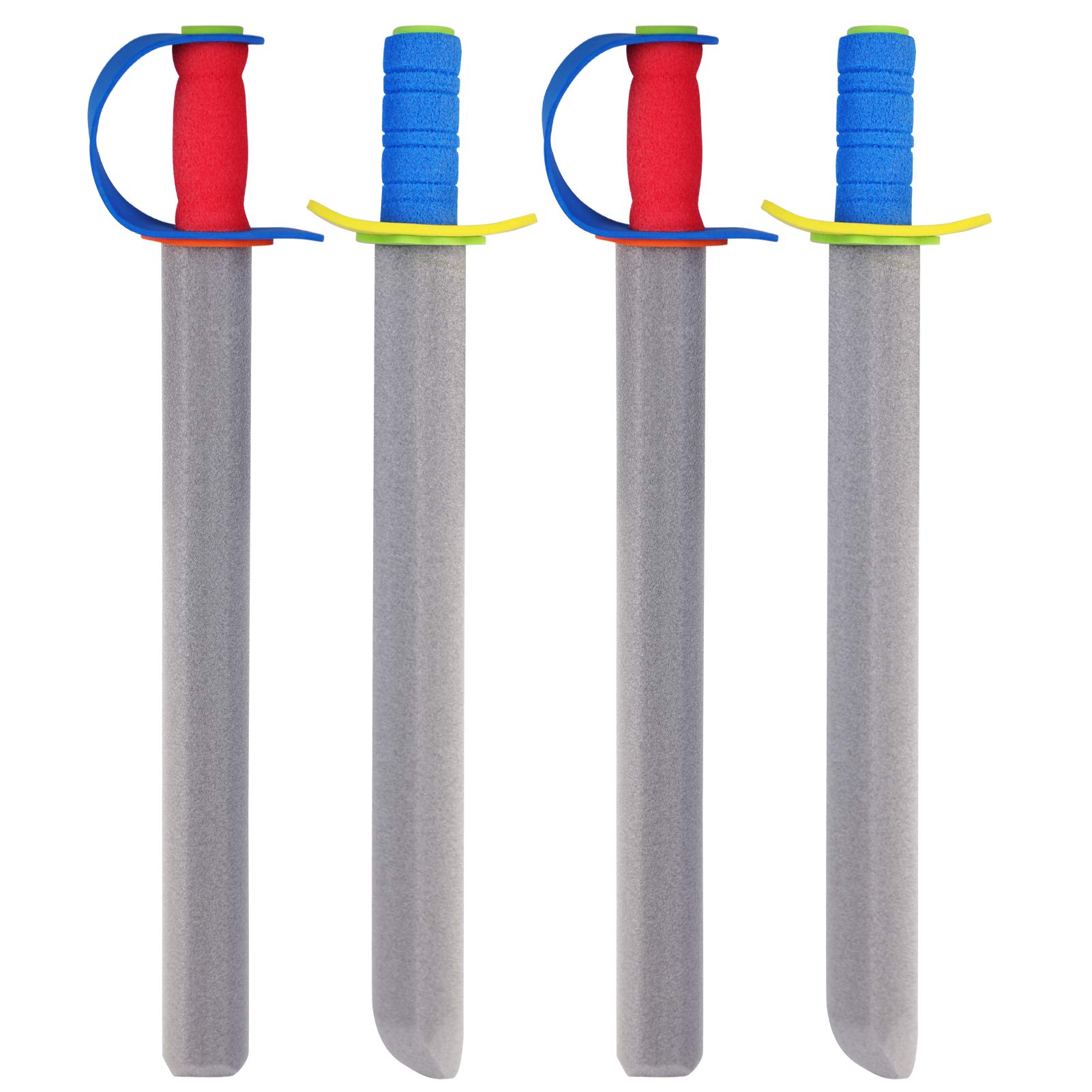 Zoylink 4PCS Sword Toy Foam Sword Funny Weapon Toy Pretend Play Toy for Children