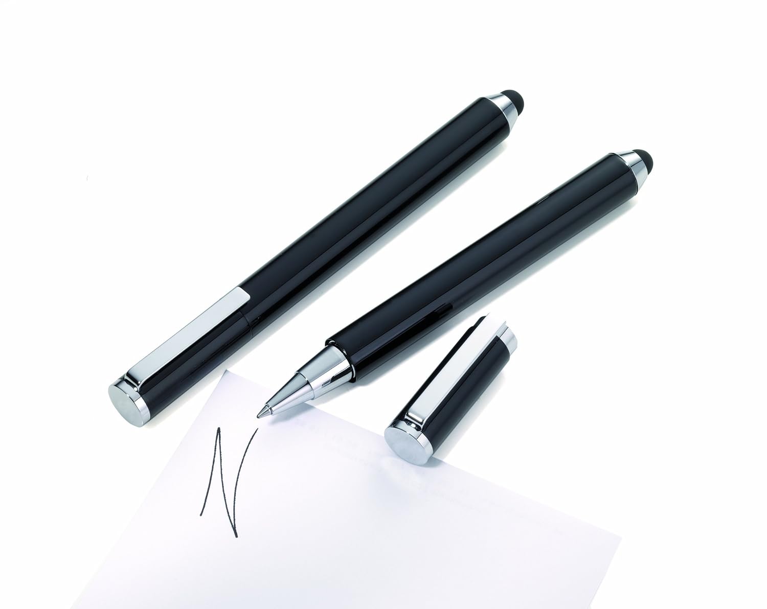 Troika is Beautiful Combi Stylus and Rollerball Pen Black Amazon.co