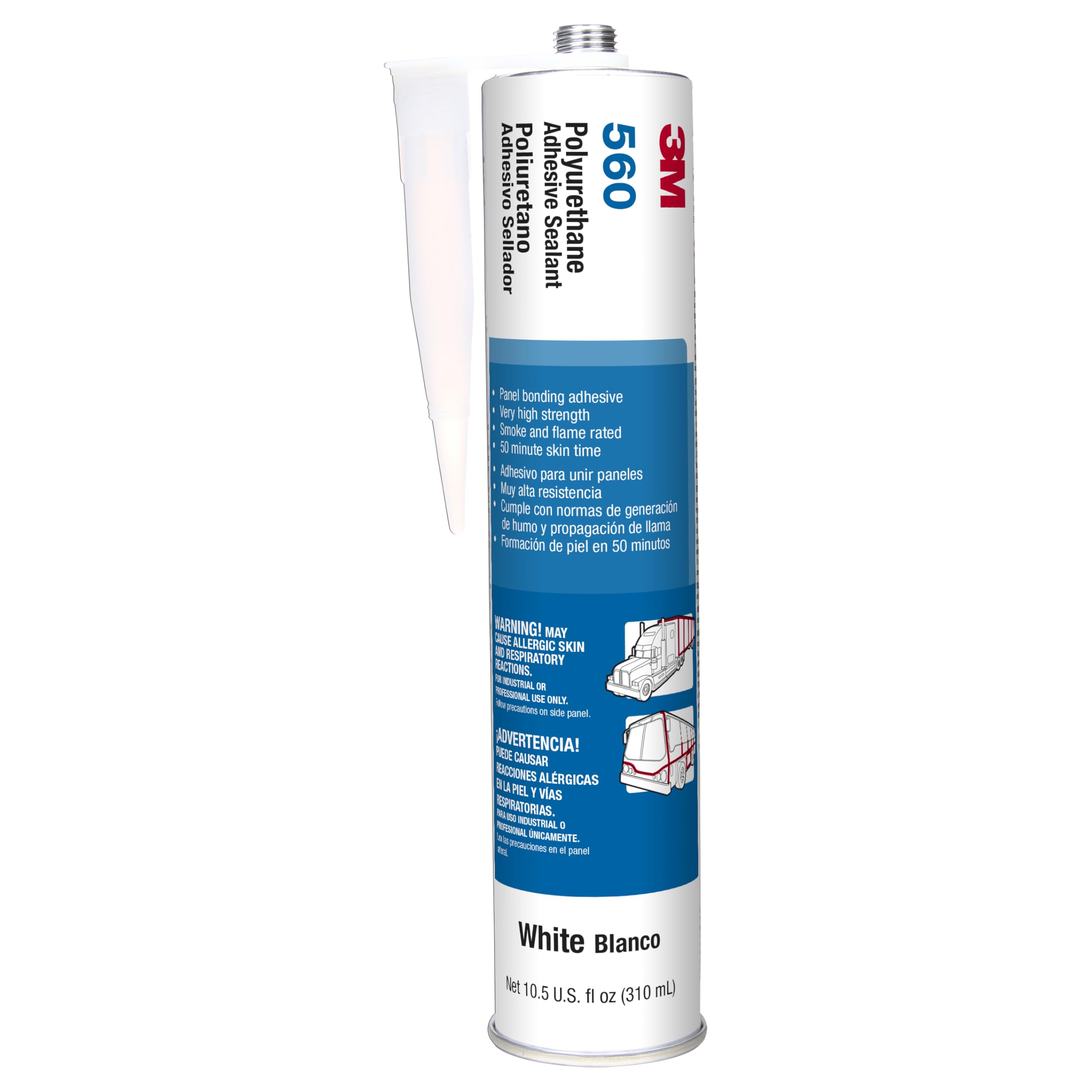 Photo 1 of 3M™ Polyurethane Adhesive Sealant 560, White, 310 mL Cartridge