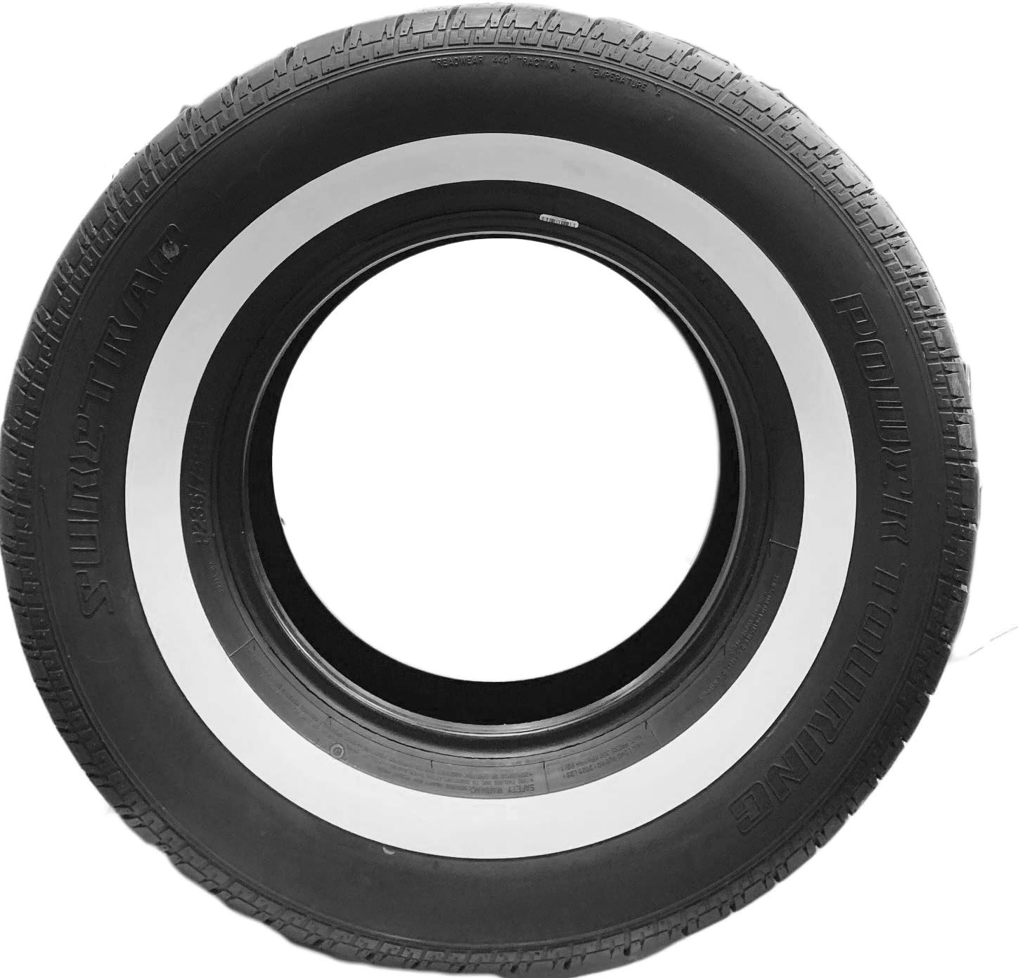Set Of 4 New 155 80r13 Suretrac Touring Skinny Whitewall Tires Wheels Tires