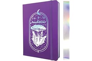 A5 Size Dotted Journal - Bullet Dot Grid Notebook - 180g Thick Bamboo Paper - 160 Pages 5x5 MM DOT GRID - Waterproof Hardcove