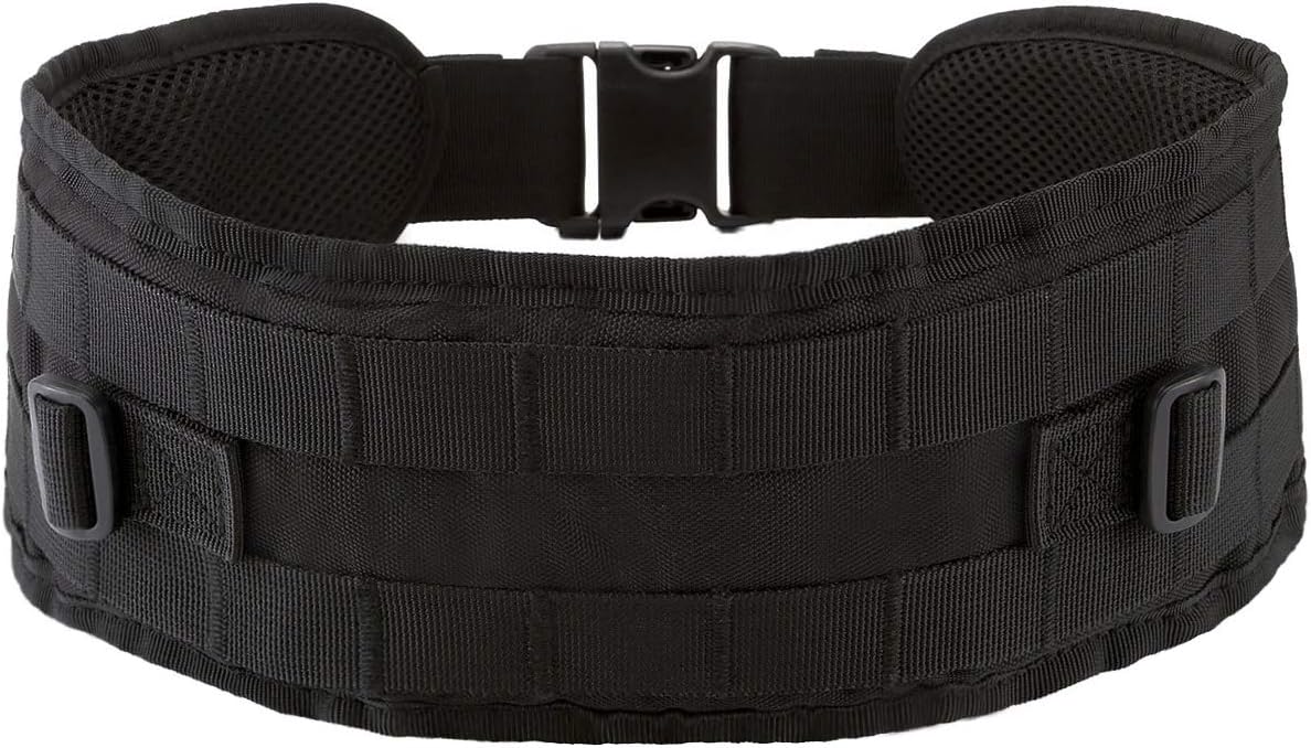 FALETO Tactical Gen II Battle Belt MOLLE Multi-Purpose Military Heavy Duty Waist Belt for Outdoor Sports