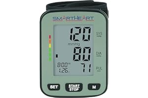 THERA CARE Smartheart Adult Cuff Arm Home Automatic Digital Blood Pressure Monitor Without Tube Black 1 Each