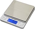 Smart Weigh Digital Pro Pocket Scale with Back-Lit LCD Display, Silver