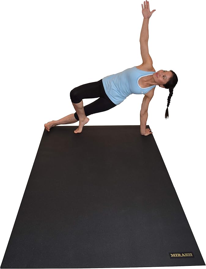 Miramat® Extra Large Premium Exercise Mat (200 x 120 cm; 7mm Thick
