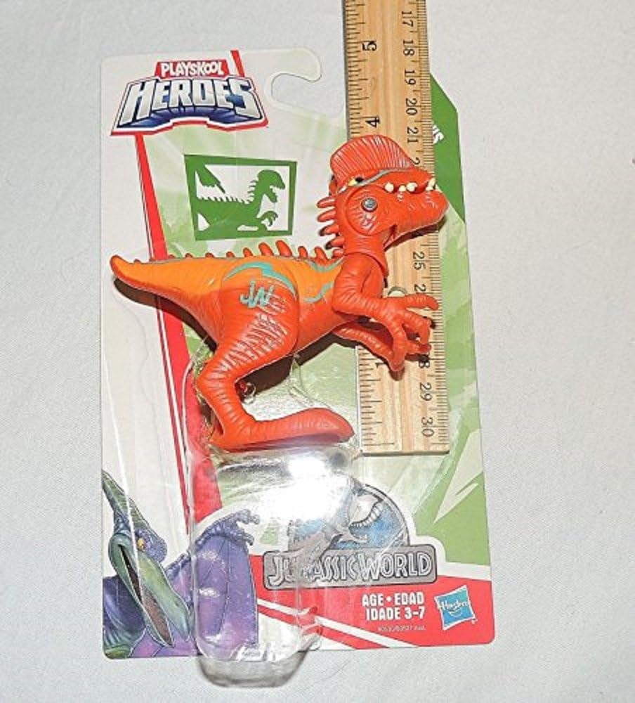Playskool Heroes Jurassic World Chomp 'n Stomp Dilophosaurus Figure, Blue and Green - Image 5