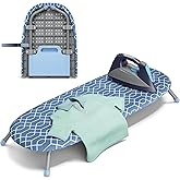 APEXCHASER Foldable Ironing Board, Tabletop Small Iron Board, Portable Folding Mini Ironing Board with Non-Slip Feet for Home