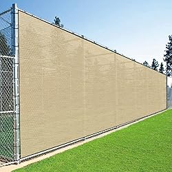 SunnyRoyal 8' x 220' Beige Privacy Fence Screen