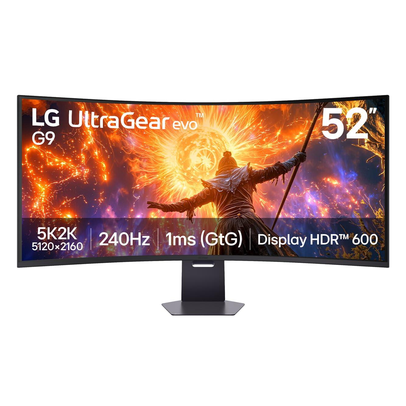 LG UltraGear evo G9 52G930B Gaming Monitor | 52 inch 5K2K, Black