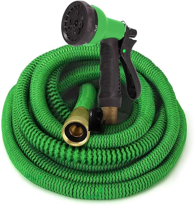 Garden Hose, Expandable Water Hose, High Pressure Hose Spray Nozzle