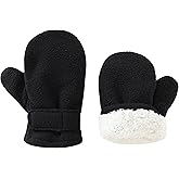 Baby Toddler Mittens 3Pack Boys Girls Winter Outdoor Gloves Kids Easy-On Fleece Warm Mittens