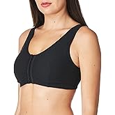 Amoena womens Frances Front-closure Leisure Bra, Black, Medium C D 36 38 US
