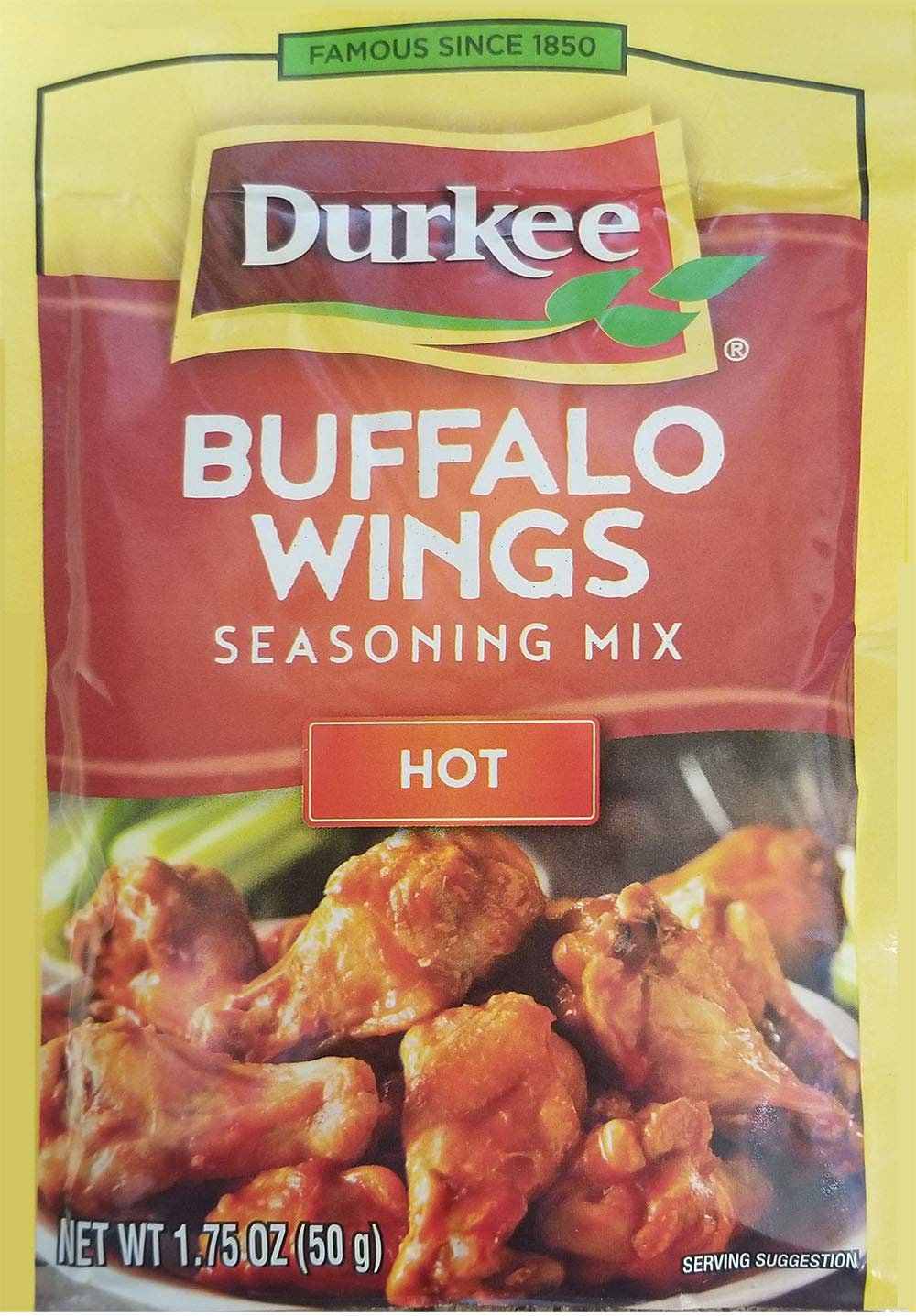 Durkee Hot Buffalo Wings Seasoning Mix (4 Pack) Grocery