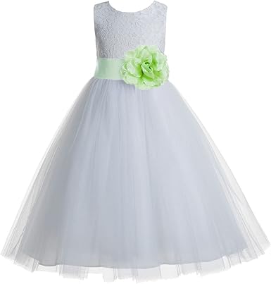 flower girl dress with heart cut out