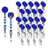 30pcs Beadable Badge Reels Making Kits - Beaded