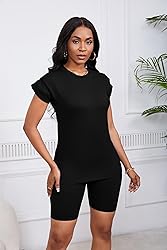 PINSV Women 2 Piece Outfits Summer Sweatsuits Track