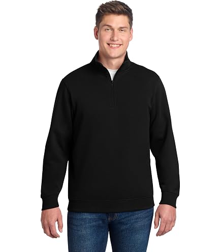 SPORT-TEK Unisex Endeavor Half Zip Pullover | Light Jacket for Men