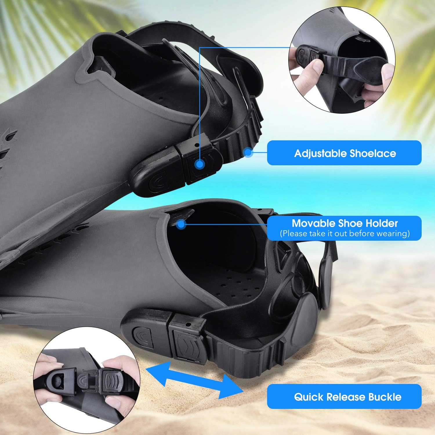 CHYBFU Mask Fins Snorkel Set with Adults Snorkeling Gear, Panoramic View Diving Mask, Dry Top Snorkel, Diving Flippers and Gear Bag, Snorkeling Packages for Snorkeling Swimming Scuba Diving Training : Sports & Outdoors