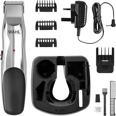 Wahl Groomsman Rechargeable Beard Trimmer Cordless Mens Grooming Kit