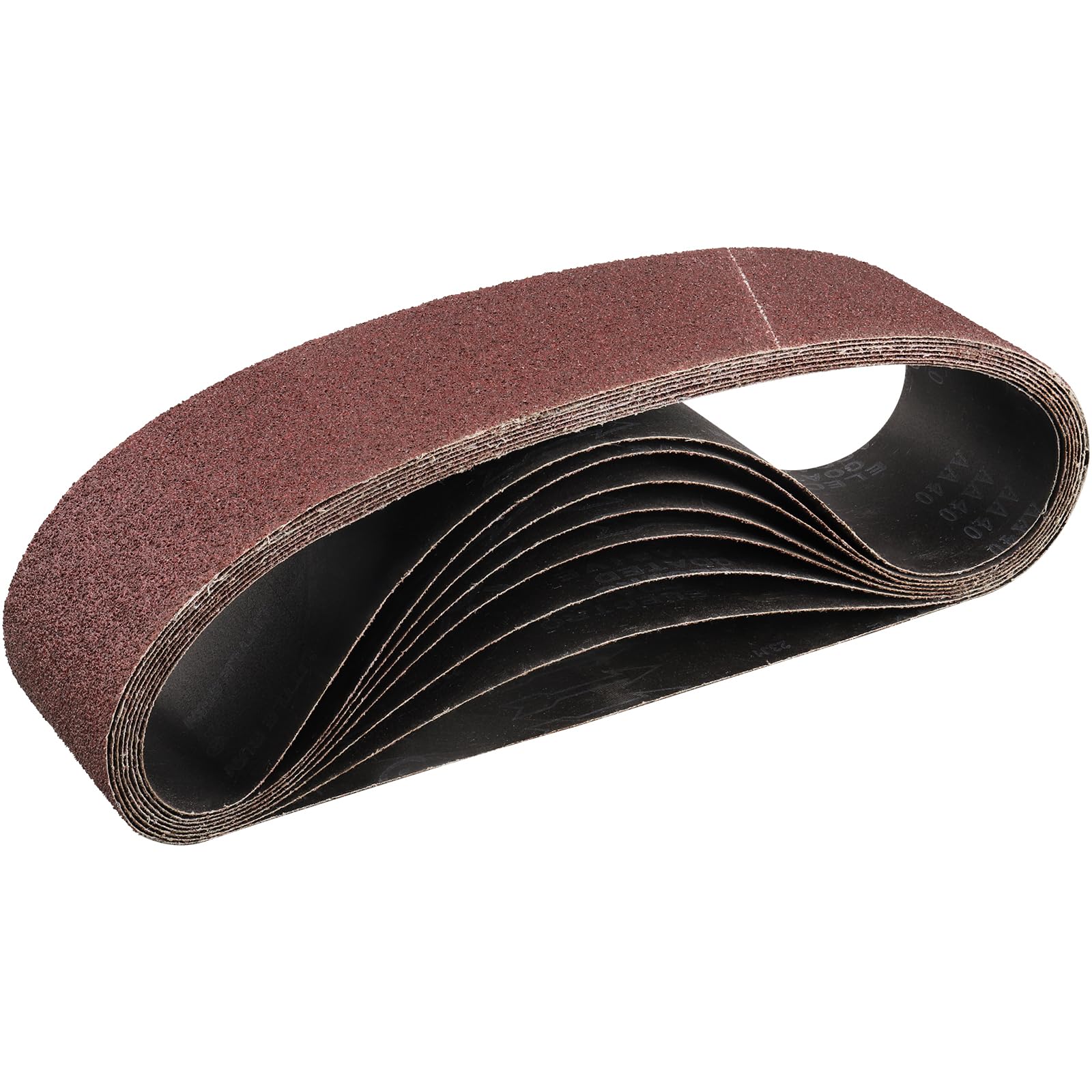 STEBRUAM Sanding Belt 100 x 915 mm,8PCS 40 Grit